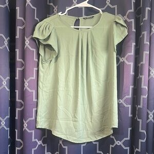 SHEIN Sage Green Blouse